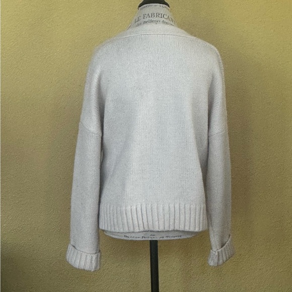 ASTR The Label Cream Chunky Knit V-Neck Cardigan Sweater Size XL EUC! - Picture 3 of 9